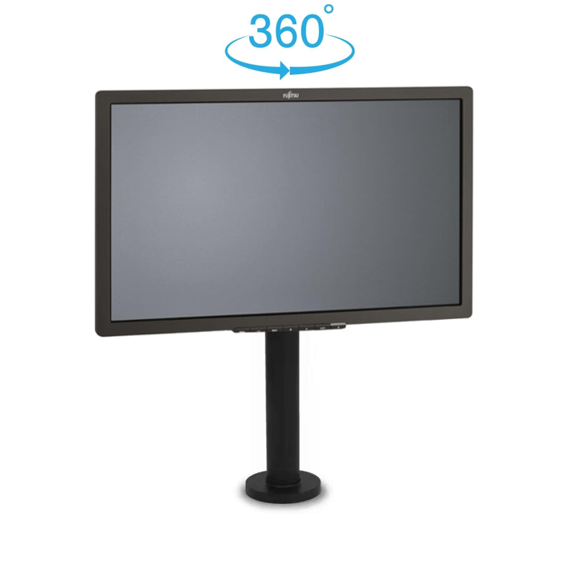 Accuratus POS 24 360 Screen Vesa Screen Stand Pole with 360 Degree Swivel Stand - Mountable / Desktop