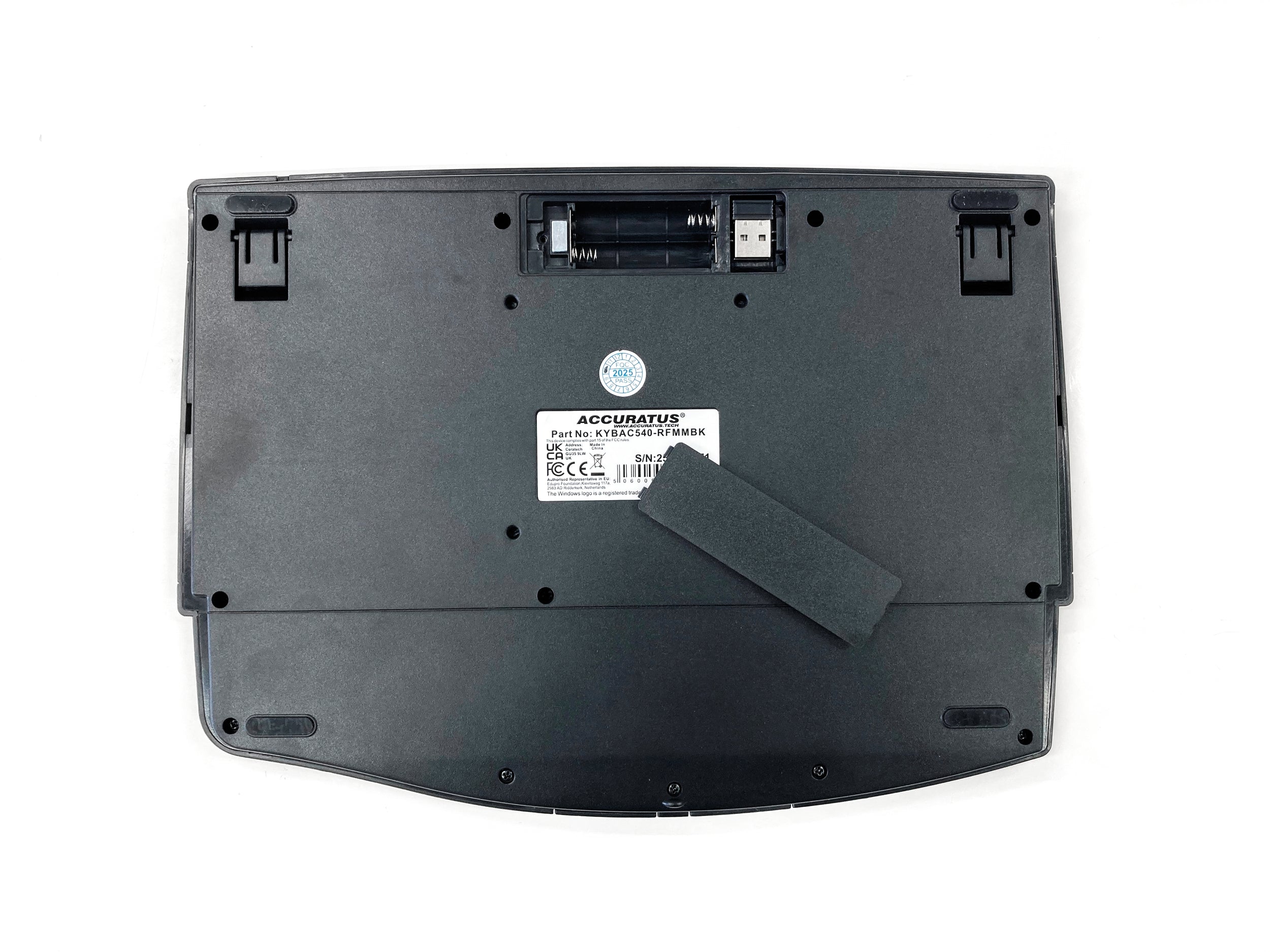 Accuratus 540 RF - Wireless 2.4GHz RF Mini Keyboard with Touchpad