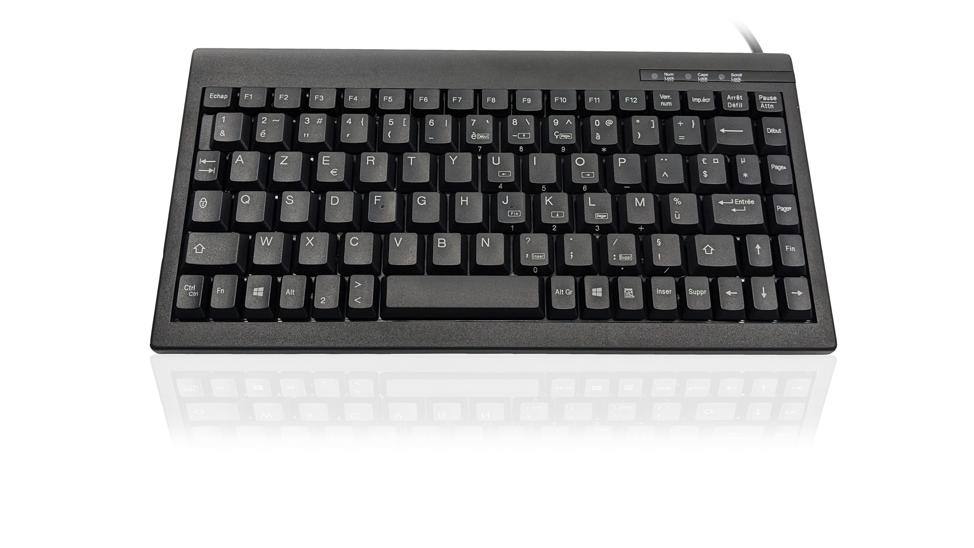Accuratus 595 - Mini clavier professionnel USB avec touches mi-hautes