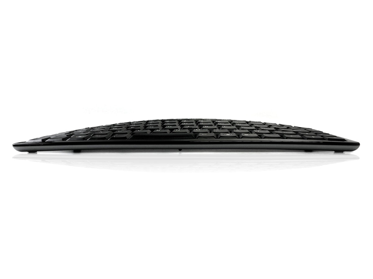 Accuratus Curve - Mini clavier sans fil RF 2,4 GHz incurvé, en forme d'arc et profilé à ciseaux