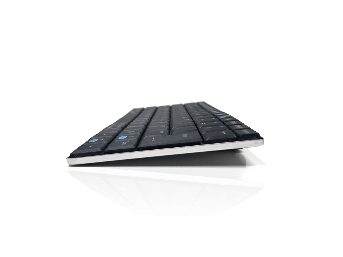 Accuratus Maximus - Clavier Bluetooth sans fil multi-appareils à disposition mini avec touches ciseaux - PC - Compatible Android