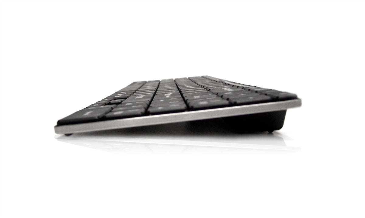 Accuratus Minimus X - Ensemble clavier et souris sans fil RF 2,4 GHz minimaliste ultra élégant