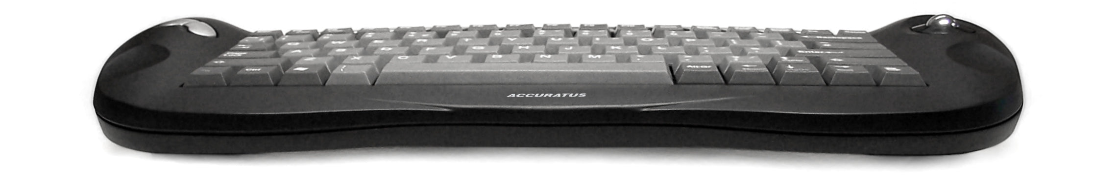 Accuratus Toughball 2 - Mini clavier multimédia sans fil 2,4 GHz avec trackball