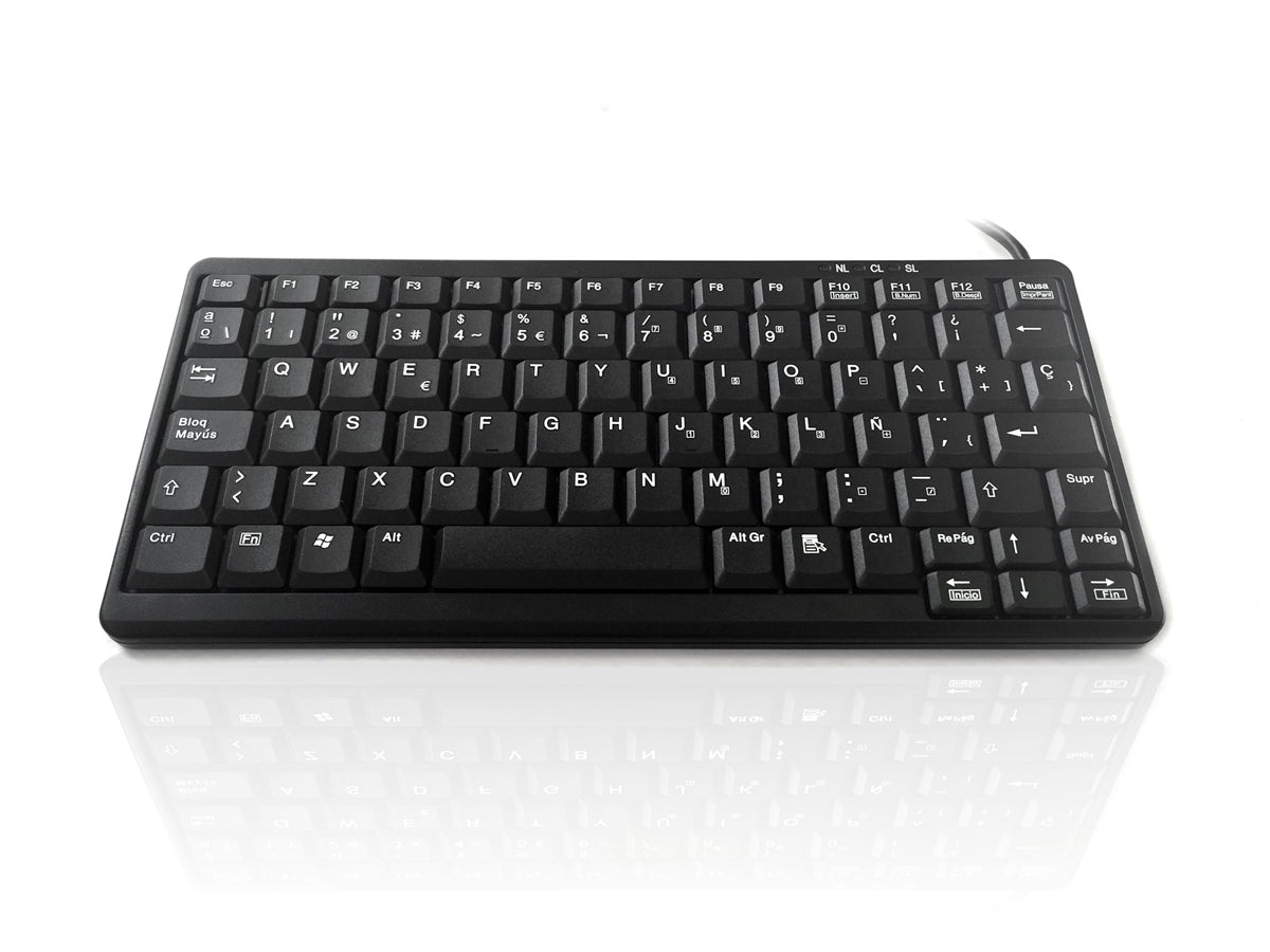 Accuratus K82A - Mini clavier à clé à ciseaux USB Premium - ESPAGNOL