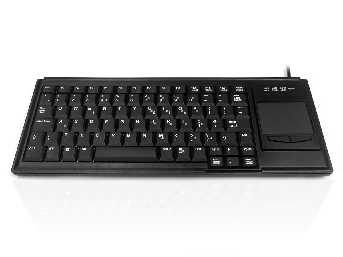 Accuratus K82B - Mini clavier à clé USB haut de gamme avec pavé tactile