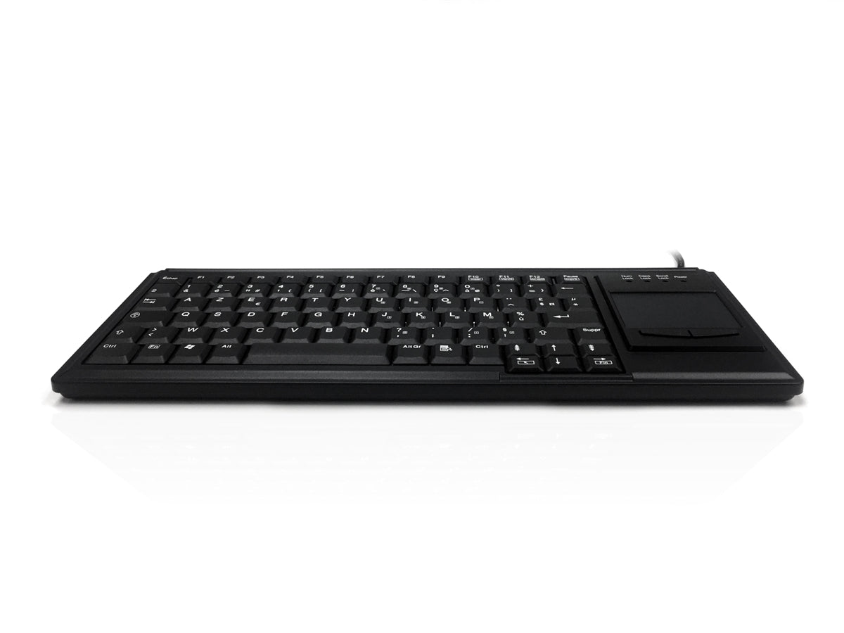Accuratus K82B - Mini clavier à clé USB haut de gamme avec pavé tactile