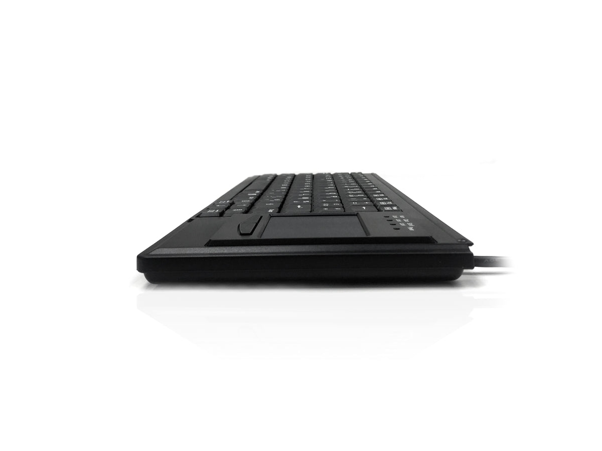 Accuratus K82B - Mini clavier à clé USB haut de gamme avec pavé tactile - Disposition FRANÇAIS
