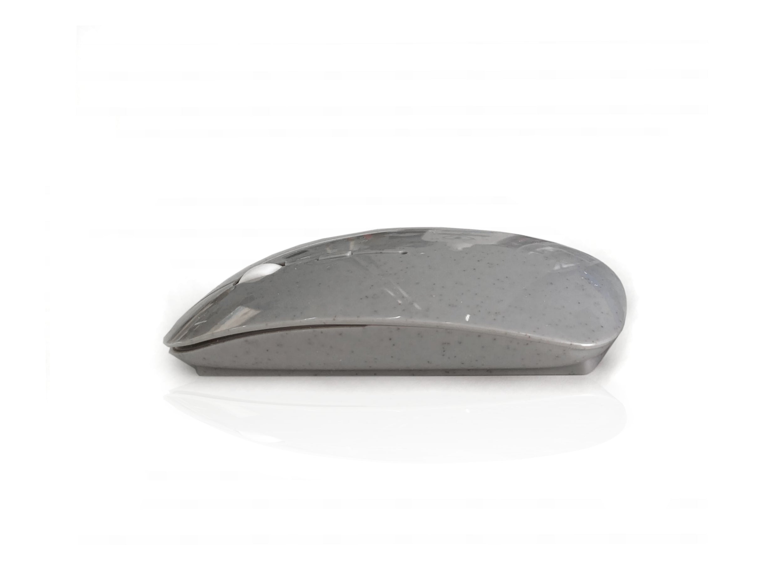 Accuratus Image ECO Step One Wheat Mouse - Wireless Bluetooth 5.1 & RF 2.4Ghz Part Bioplastic Wheat Grass Polymer Mouse - Pewter Grey