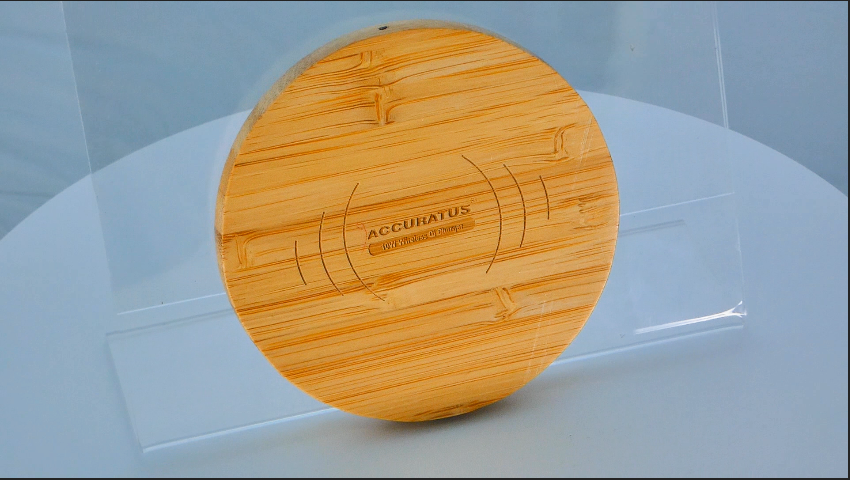 Accuratus Charge 100 - Bamboo 10W Wireless QI Fast Induction Charger