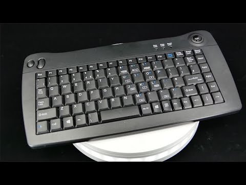 Accuratus 573 - Mini clavier infrarouge sans fil avec trackball