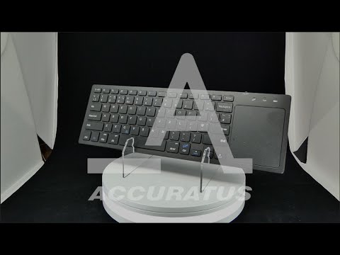 Accuratus 8000 – Clavier multimédia tout-en-un sans fil Bluetooth® 3.0 avec pavé tactile avec commandes gestuelles - PC - Mac - Android