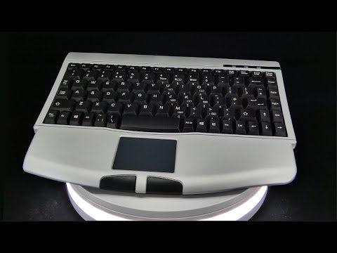 Accuratus 540 - Mini clavier professionnel PS/2 avec pavé tactile