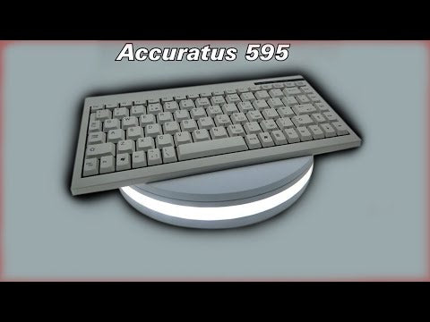 Accuratus 595 - Mini clavier professionnel PS/2 avec touches de hauteur moyenne